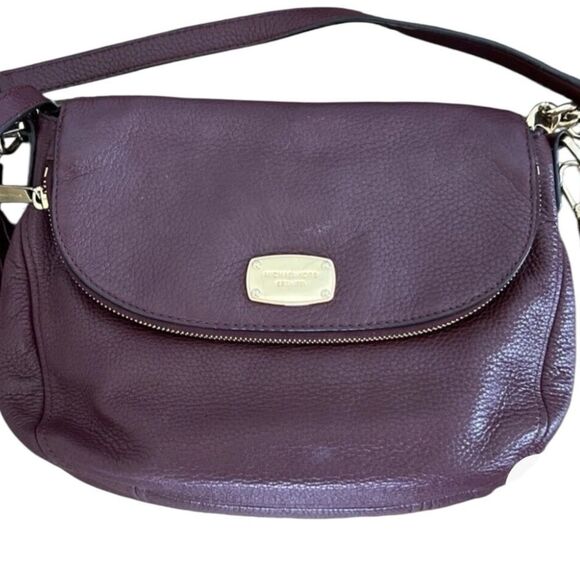 Michael Kors Dark Purple leather small Shoulder Bag - Picture 10 of 10